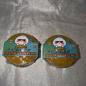 Ships Next Day - Lot of 2 Viral OMG! Mystery Squishy Dumplings